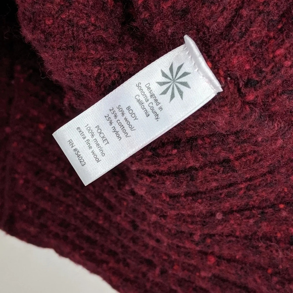 Athleta Donegal Passage Turtleneck Sweater Poncho Oversight - Picture 7 of 7